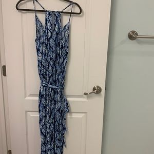 Lily blue jumper with belt - size L